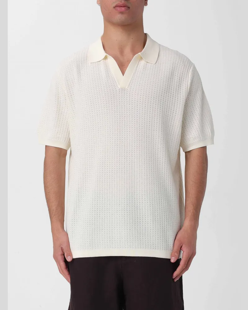 MC2 Saint Barth Polohemd aus Baumwollstrick Cream
