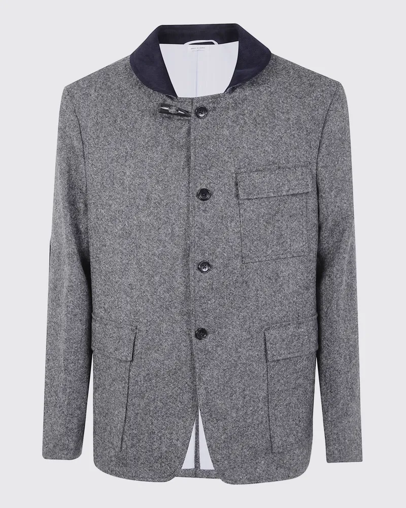 Thom Browne Mantel herren Grau