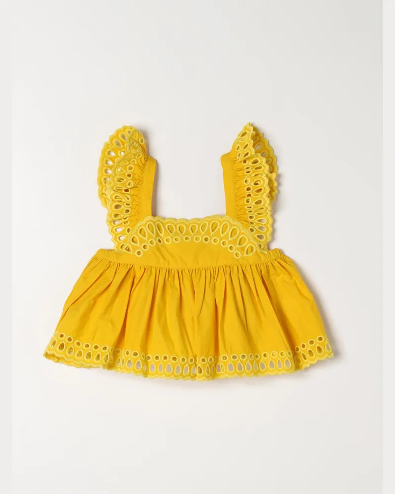 Stella McCartney Kids Top kinder Gelb