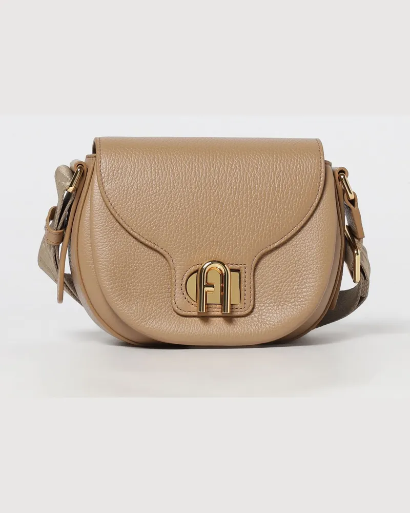 Furla Schultertasche damen Sand