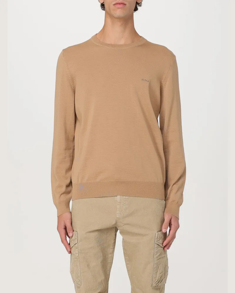 HUGO BOSS Pullover herren Camel