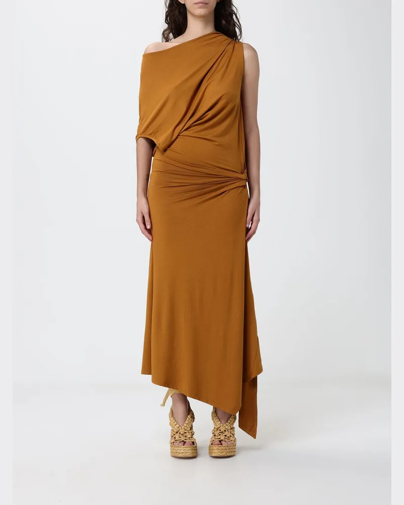 120% Lino Kleid damen Leder