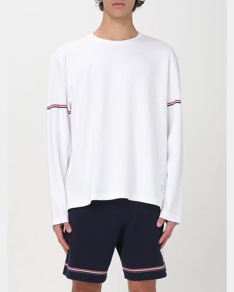 Thom Browne T-shirt herren Weiß