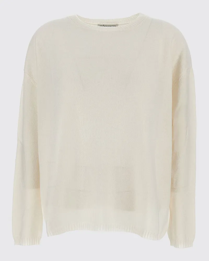 Stefano Mortari Pullover damen Weiß
