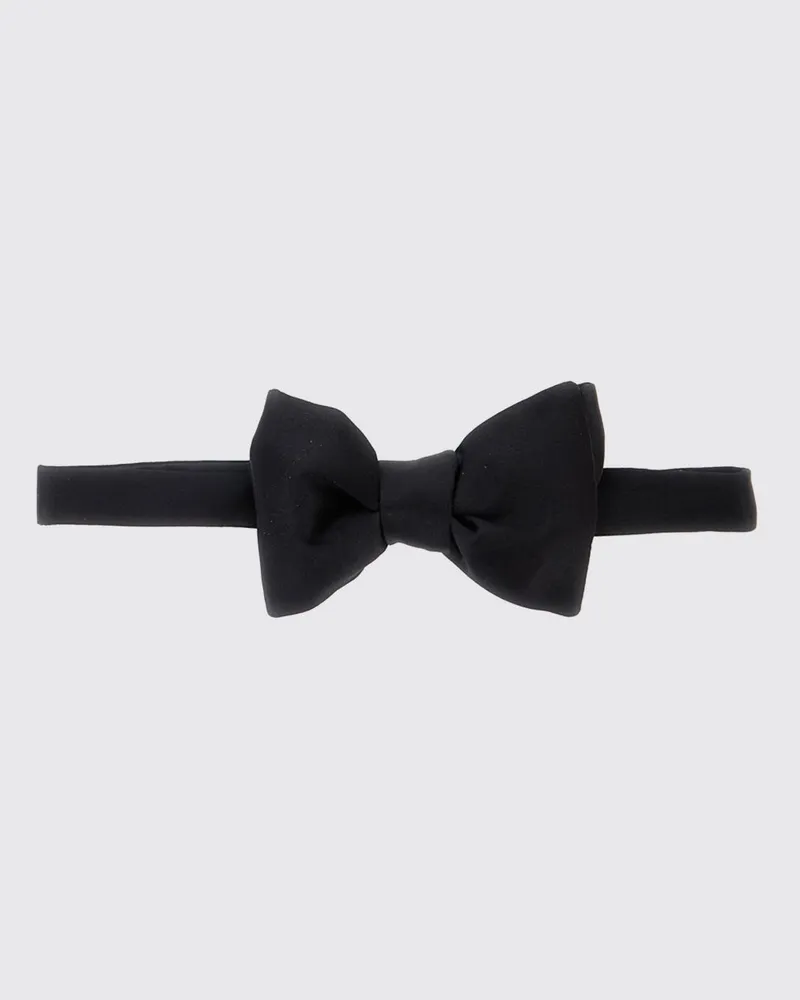 Tom Ford Elegante Fliege aus Satin mit verstellbarem Hakenverschluss Schwarz