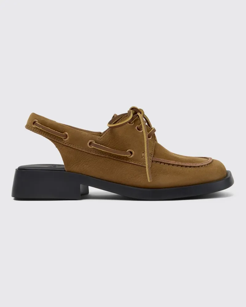 Camper Donna Wildleder-Mokassins Braun