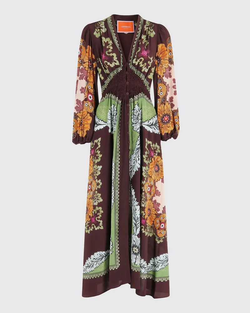 La DoubleJ Kleid damen Burgunderrot