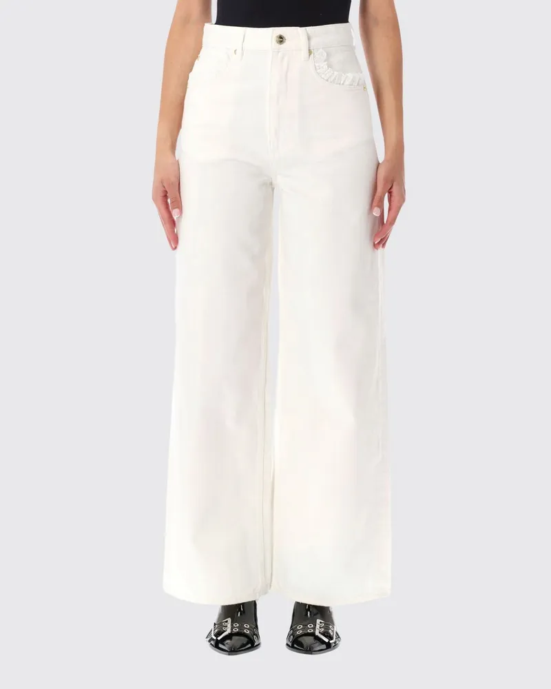 Ganni Jeans damen Weiß