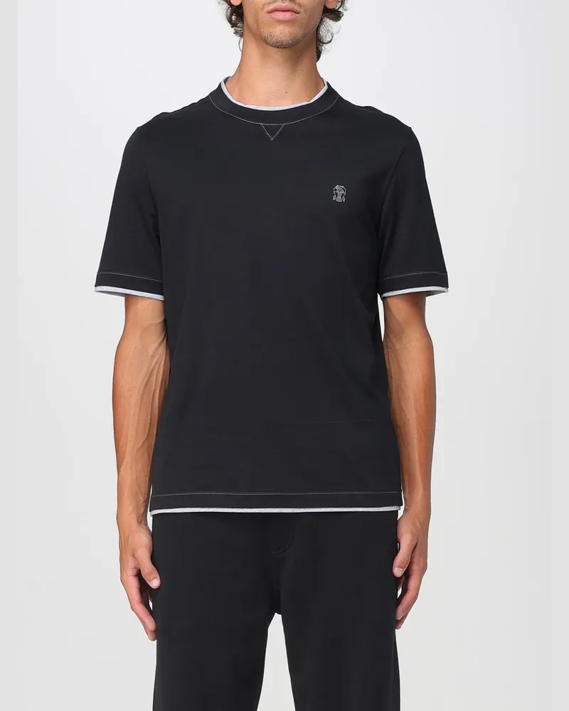 Brunello Cucinelli Polo herren Navy