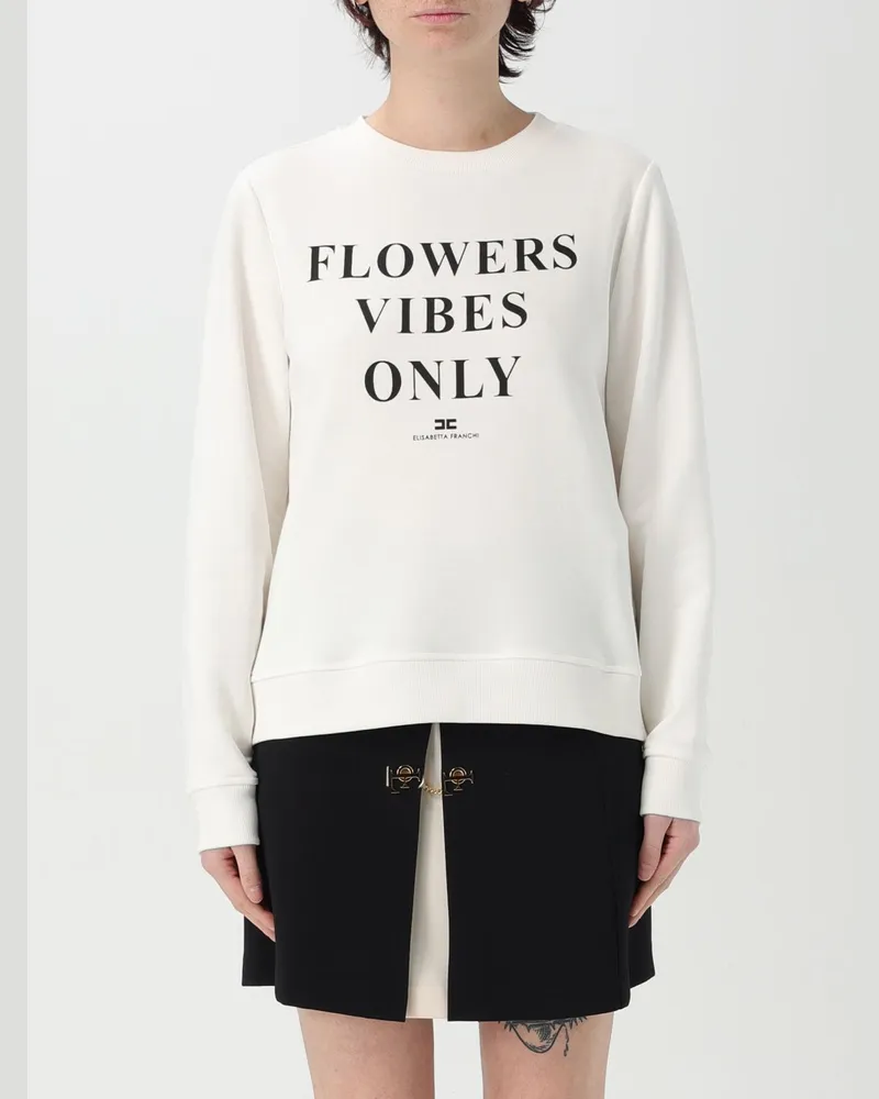 Elisabetta Franchi Pullover damen Weiß