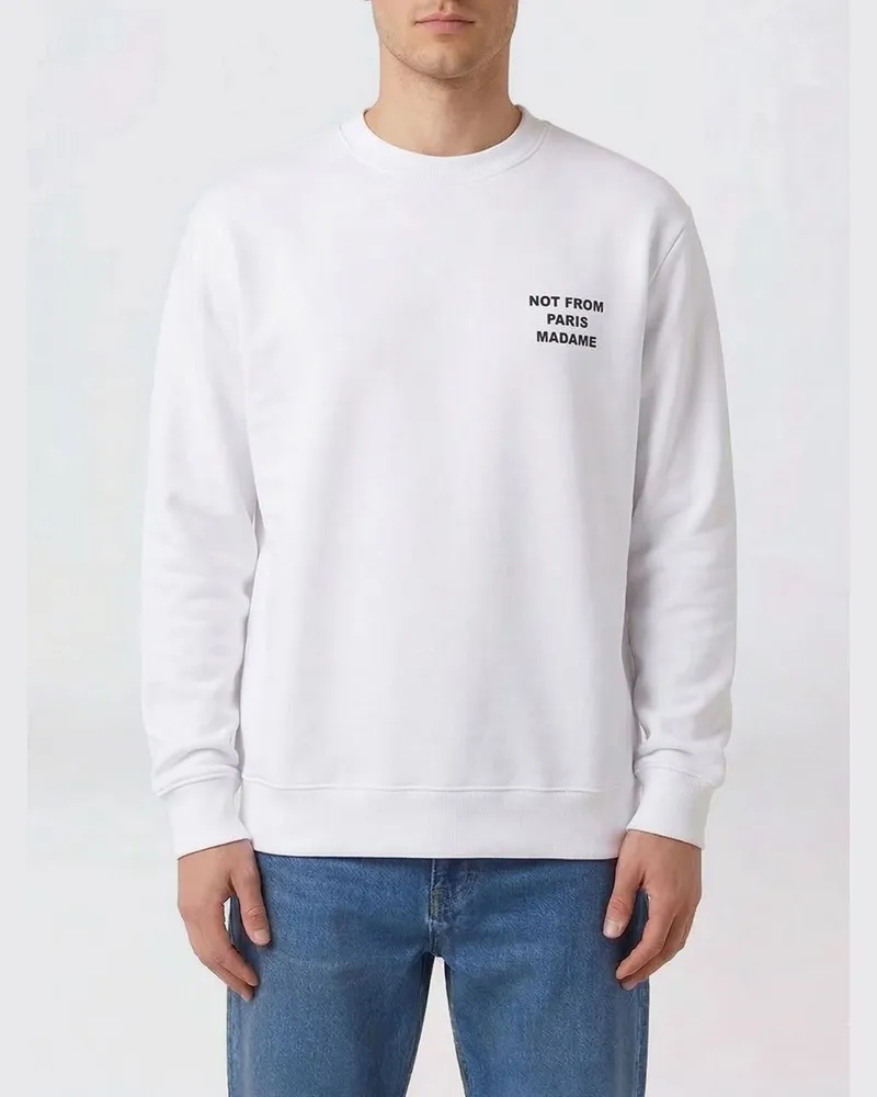Drôle de Monsieur Sweatshirt herren Weiß