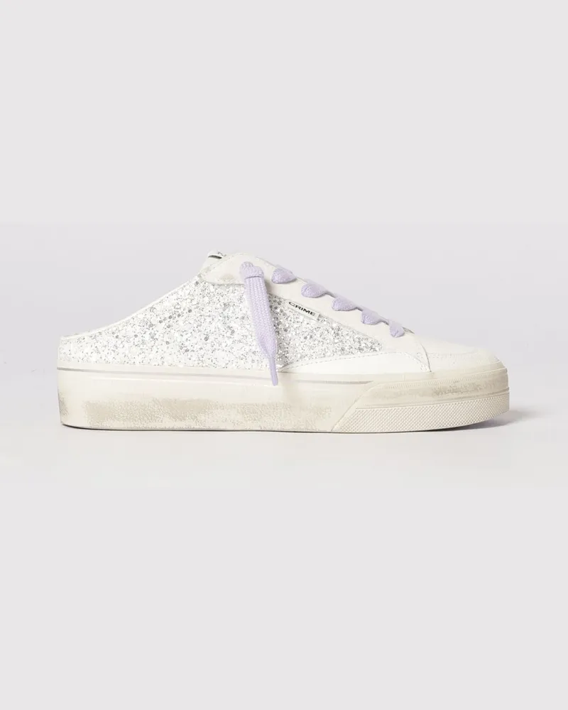 Crime Sneakers damen Silber