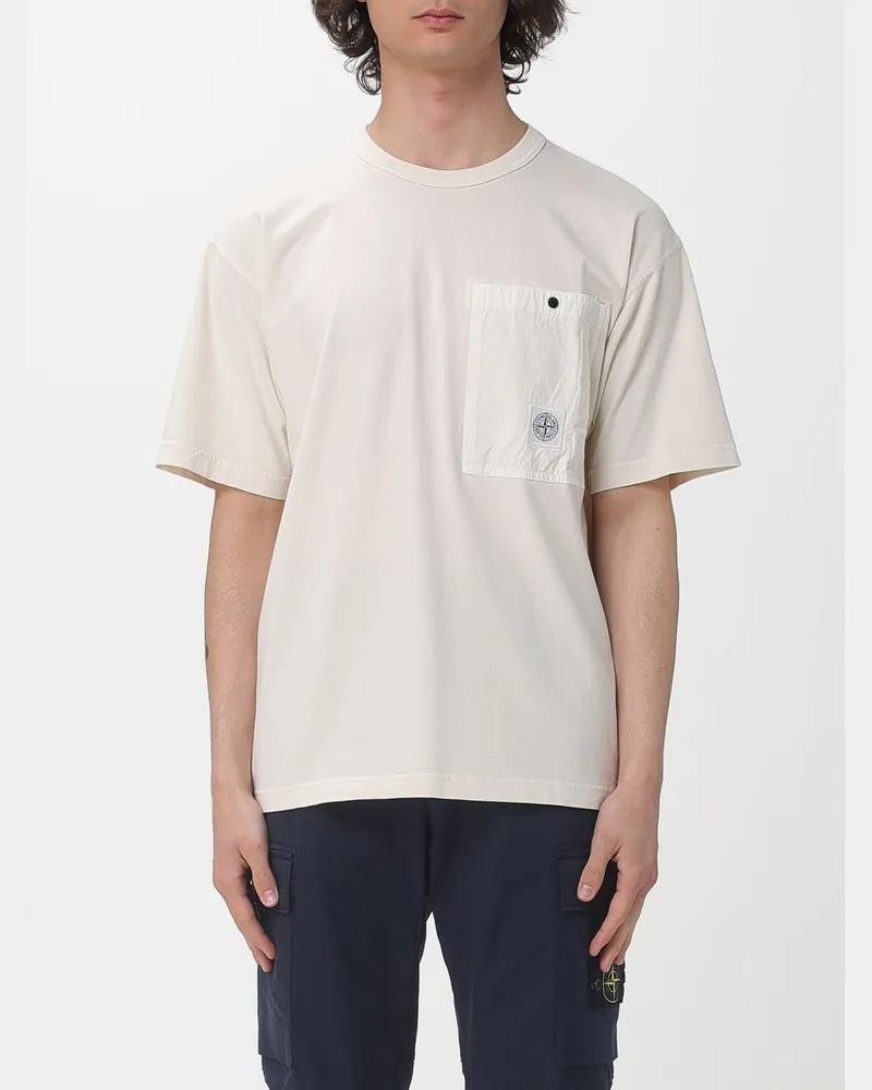 Stone Island T-shirt herren Ivory