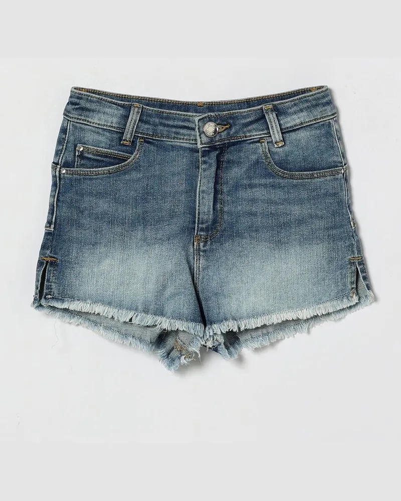 Liu Jo Stretch-Denim-Shorts Blau