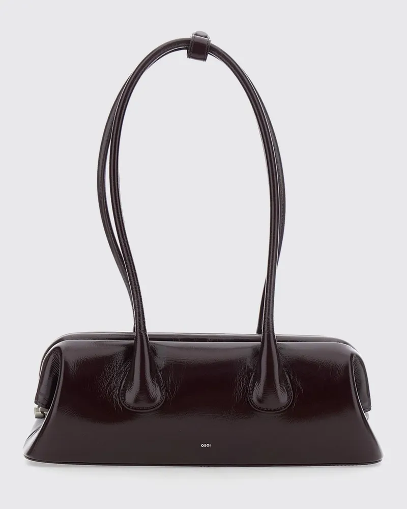 OSOI Schultertasche damen Burgunderrot