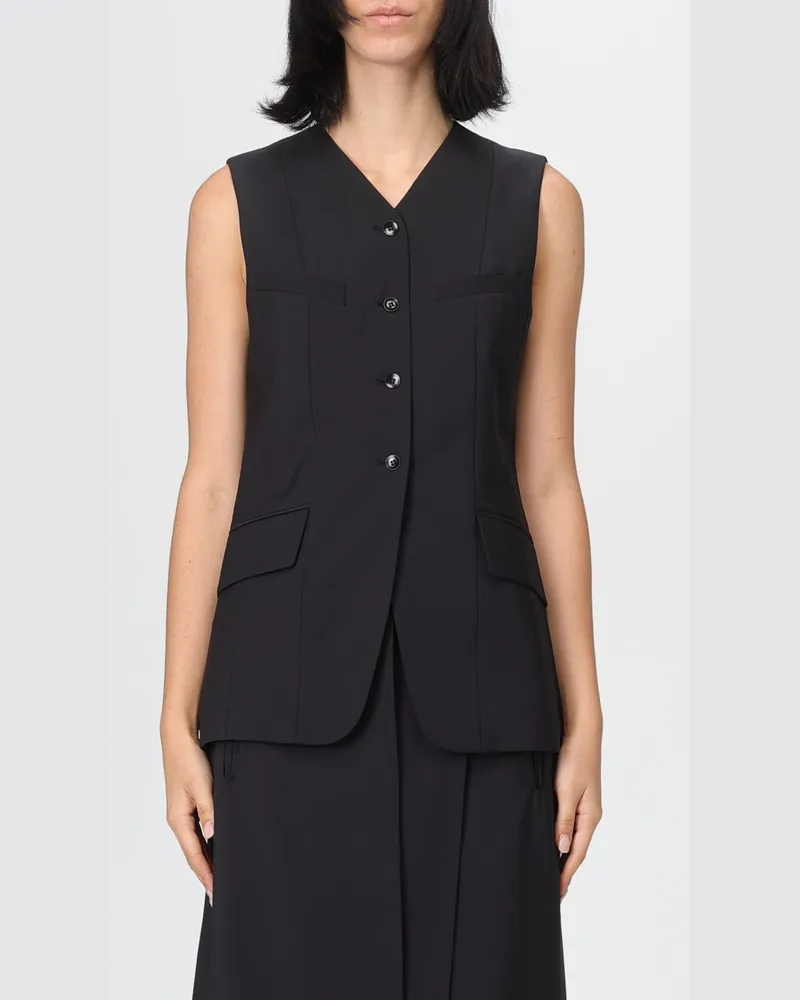 tibi Top damen Schwarz
