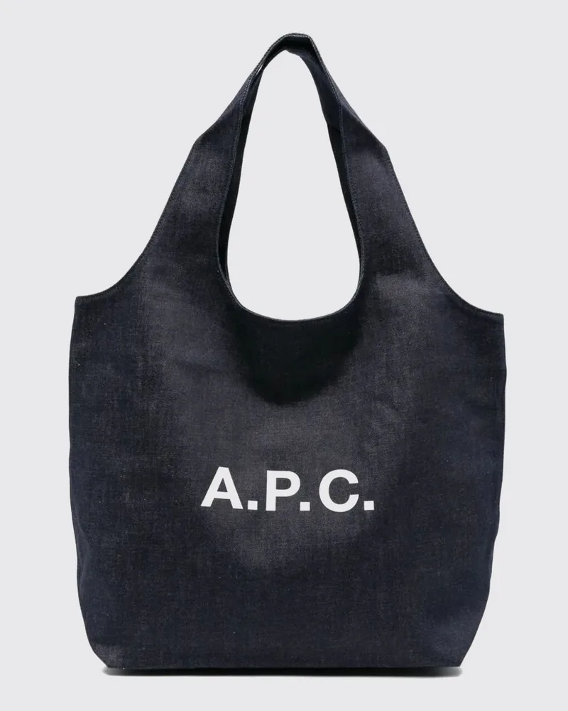 A.P.C. Schultertasche damen Indigo