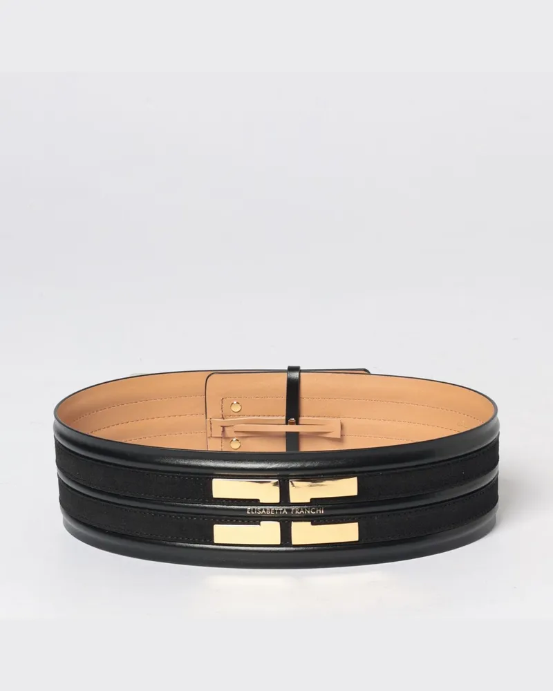 Elisabetta Franchi Gürtel damen Schwarz