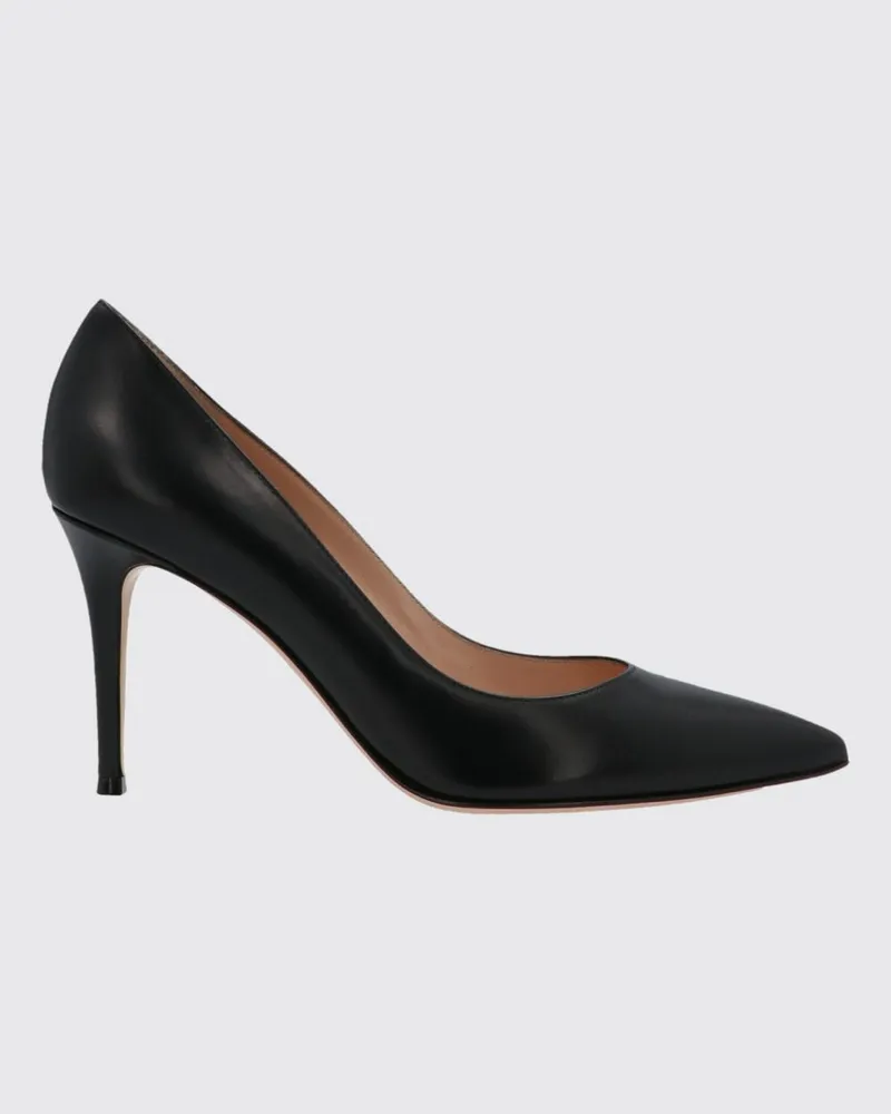 Gianvito Rossi Gianvito 85 Pumps aus glattem Kalbsleder Schwarz