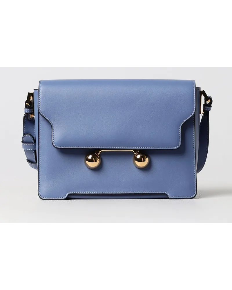 Marni Schultertasche damen Hellblau