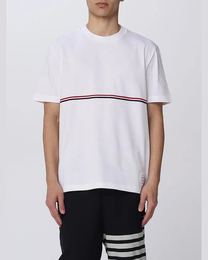 Thom Browne T-shirt herren Weiß