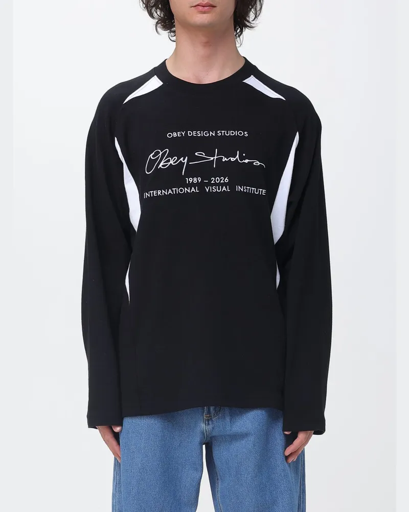 Obey Pullover herren Schwarz