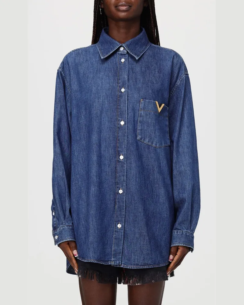 Valentino Garavani Hemdbluse damen Blau