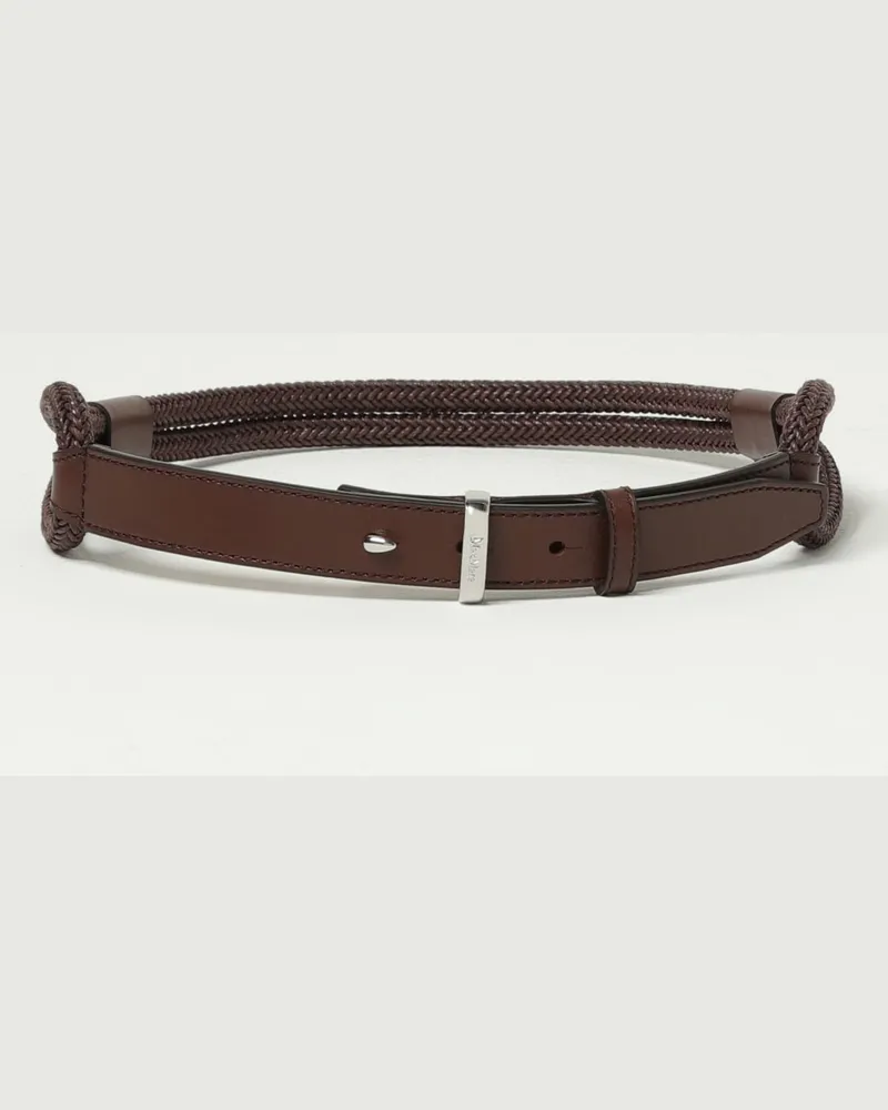 Max Mara Grtel damen Wallnuss
