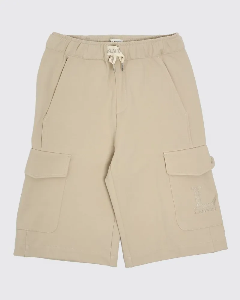 Lanvin Cargoshorts aus Viskosemischung Cream