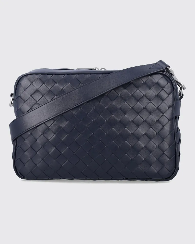 Bottega Veneta Tasche aus geflochtenem Leder Blau