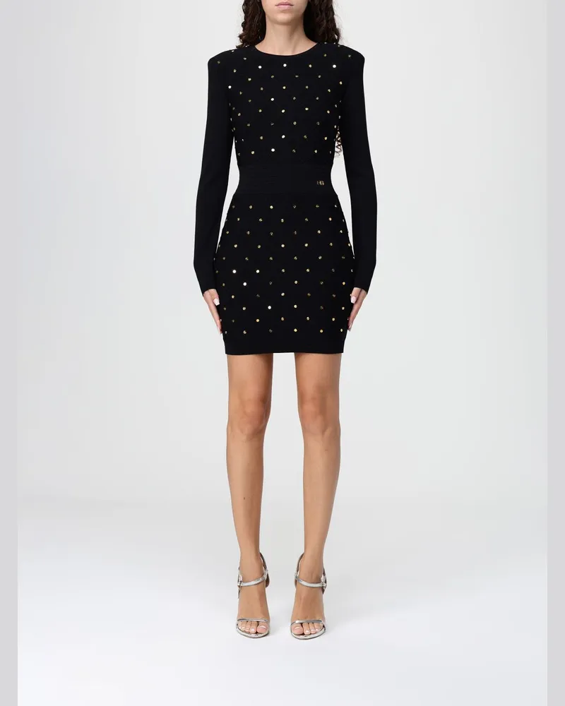 Elisabetta Franchi Kleider damen Schwarz