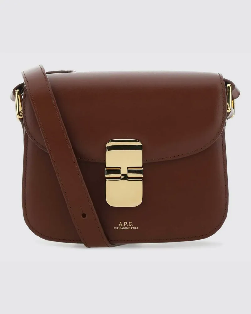 A.P.C. Schultertasche damen Braun