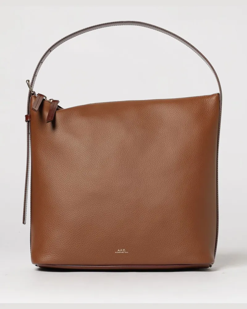 A.P.C. Schultertasche damen Braun
