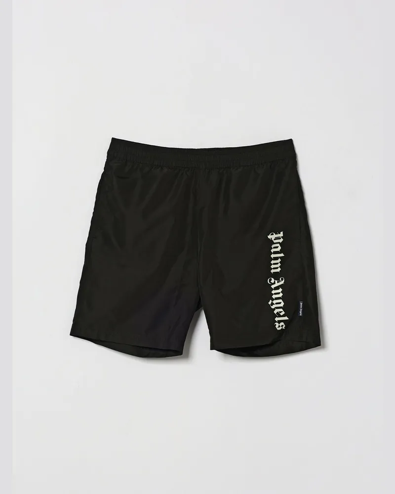 Palm Angels Nylon-Badeshorts Schwarz