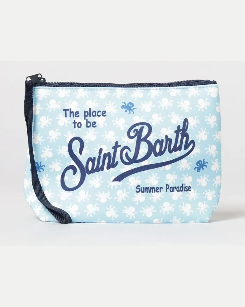 MC2 Saint Barth Aline MC2 Neopren-Pochette mit Saint Barth Logo Himmelblau