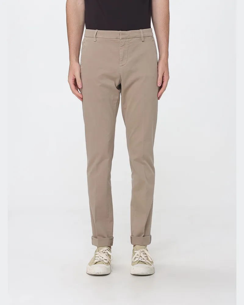 Dondup Gaubert Slim-Fit-Chinohose aus Samt mit mittlerer Bundhöhe Sand