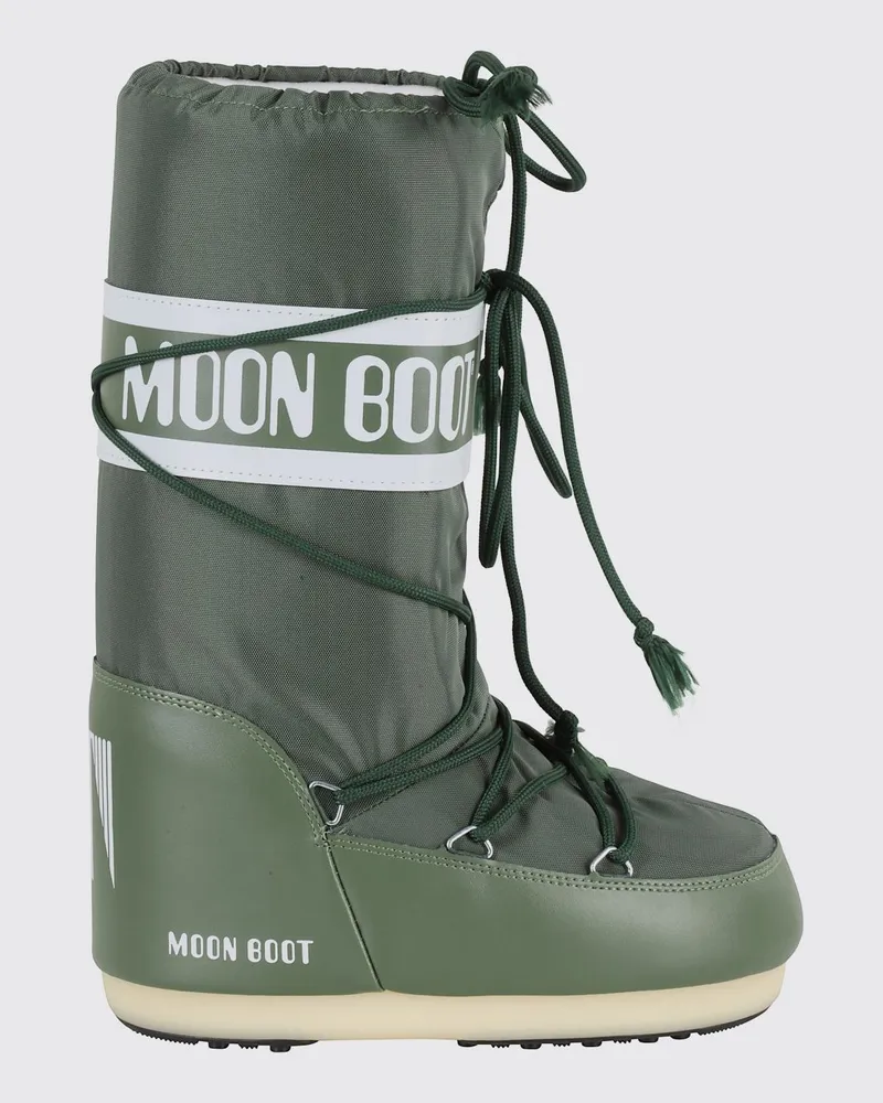 Moon Boot Flache stiefeletten damen Grün