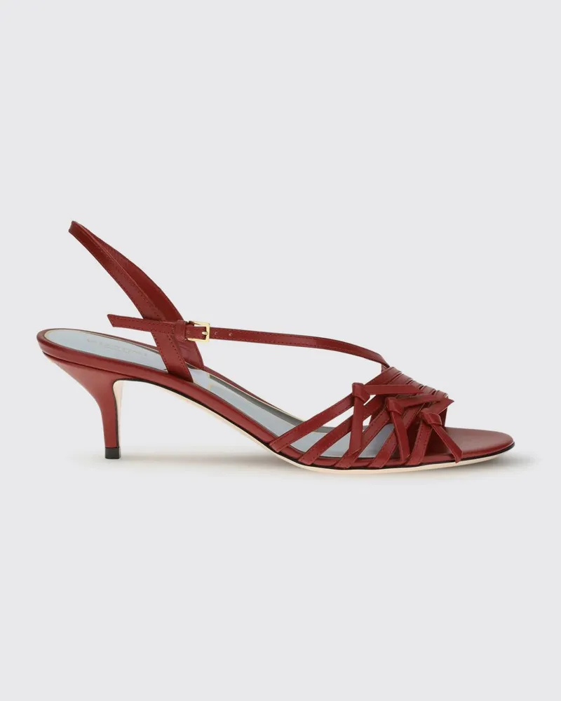 Valentino Garavani Nodine Leder-Sandalen von Rot