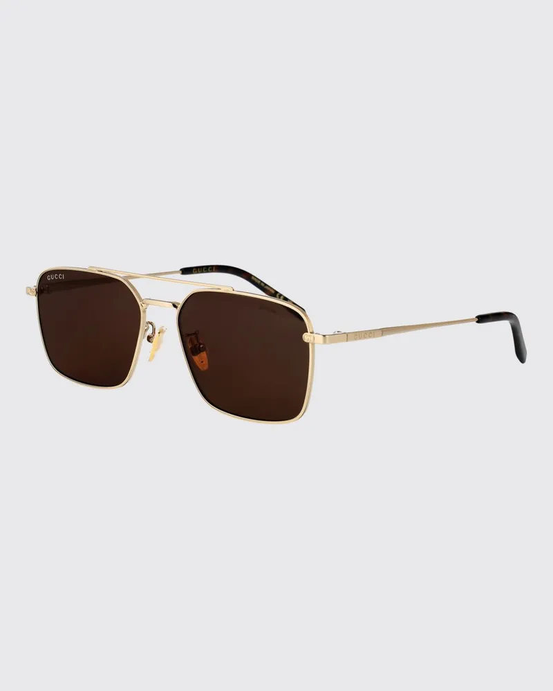 Gucci Sonnenbrille herren Gold