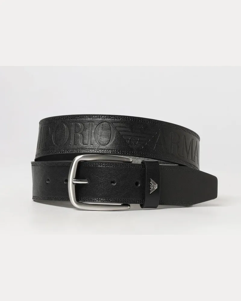 Emporio Armani Gürtel herren Schwarz