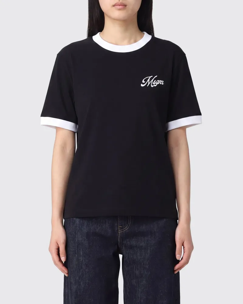 MSGM T-shirt damen Schwarz