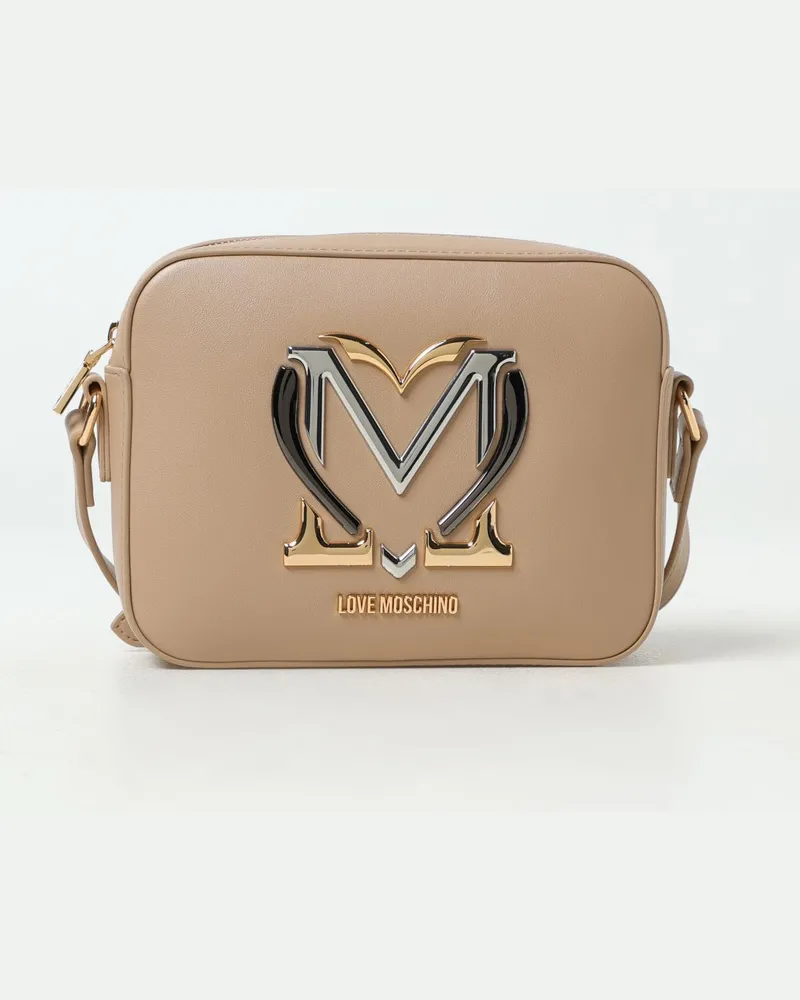Moschino Schultertasche damen Beige