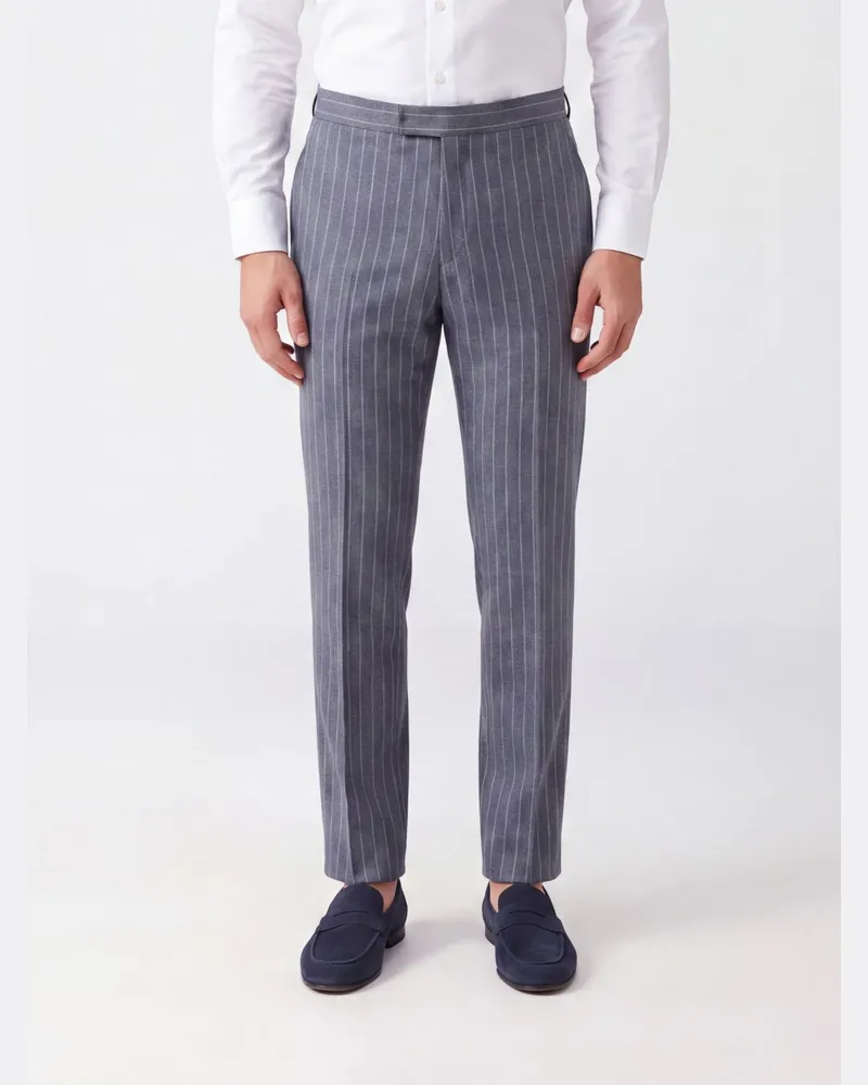 Tom Ford Nadelstreifen-Wollhose von in schmaler Passform Grau