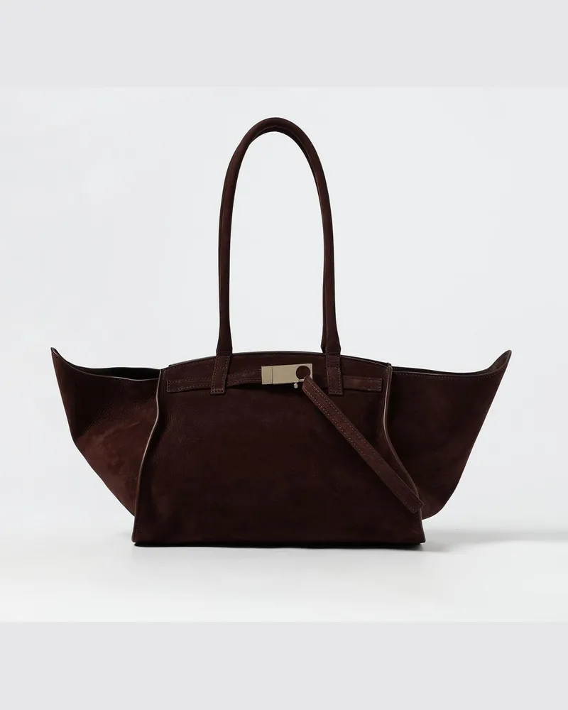 Benedetta Bruzziches Schultertasche damen Burgunderrot