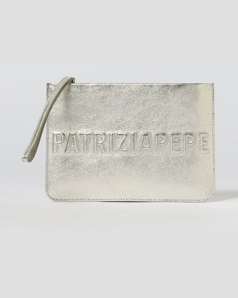 Patrizia Pepe Schultertasche damen Silber
