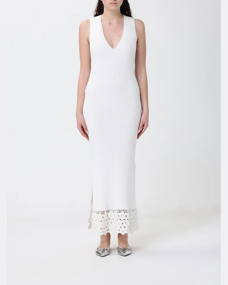 Ganni Kleid damen Weiß