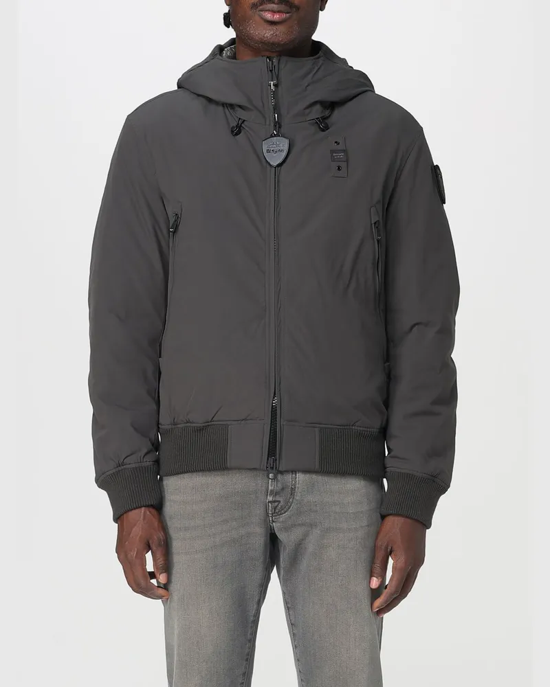 Blauer Jacke herren Schwarz