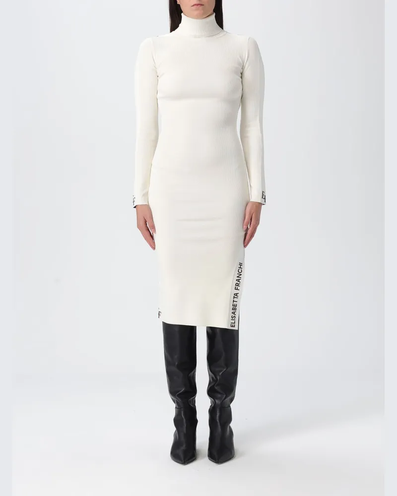 Elisabetta Franchi Kleider damen Milch