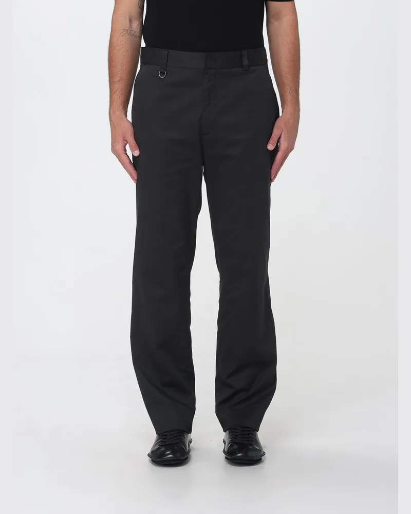Paolo Pecora Milano Chino-Hose aus Twill Schwarz