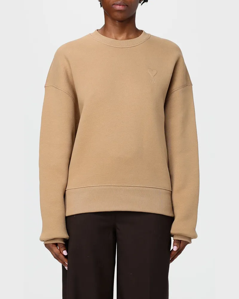 AMI Paris Sweatshirt damen Camel